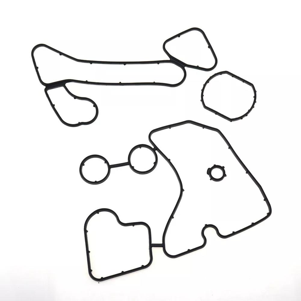 C44444444444444ar Engine Oil Cooler Gasket Seal Sealing Gasket For TOiadiatBas9117070B 059117070 For A6 A7 A8 For Q5 For Q7 3.0L
