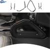Center Console Handle Grab Decor Cover Trim For Bronco +Black Carbon Fiber