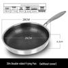 Zhishi Yanxuan 304 Stainless Steel Deep Fry Pan with Lid