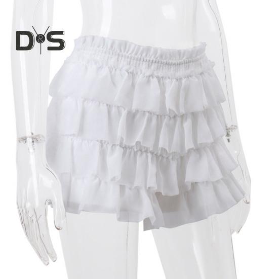 Femei sexy două piese fuste mini set talie joasă cu volane fustă scurtă evazată mânecă lungă cravată-up crop top set petrecere Club ținută