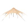 Canvas Tent, 4 Seasons 5 M/16.4 Ft Bell Tent, Canvas Tent for Camping with Stove Jack, Breathable Yurt Tent for Up To 8 People, Family Camping Outdoor