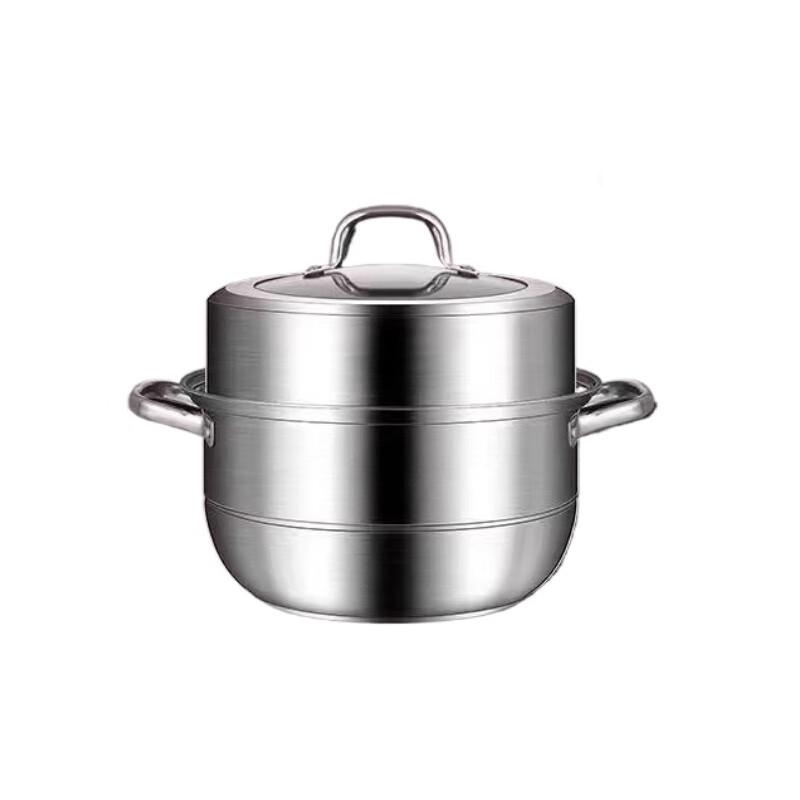 304 Stainless Steel Double Layer Steamer Pot