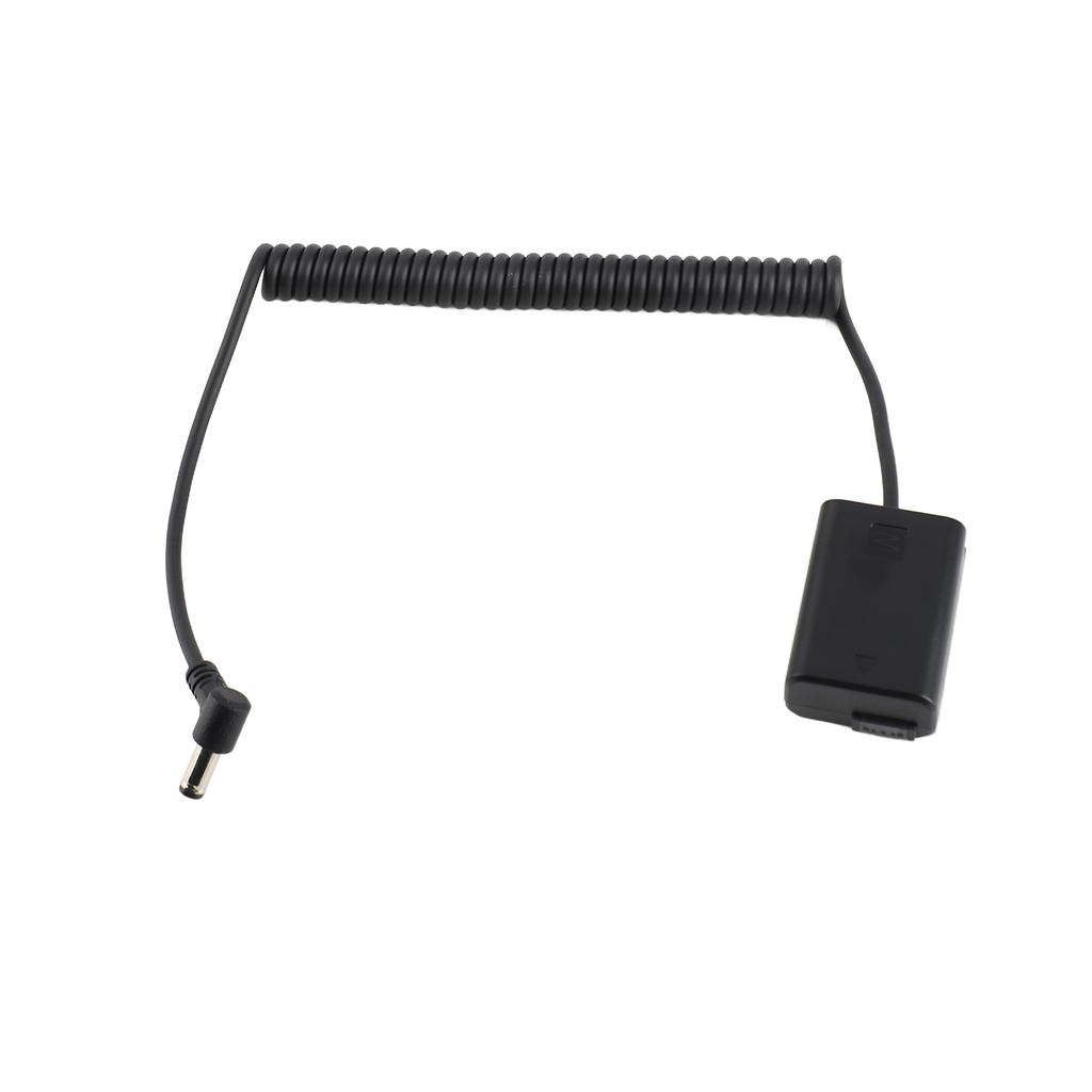 NP-FW50 Dummy Battery Pack Coupler Adapter with   Male Connector for      II  R  S  RII  SII  000  000 IL  Camera