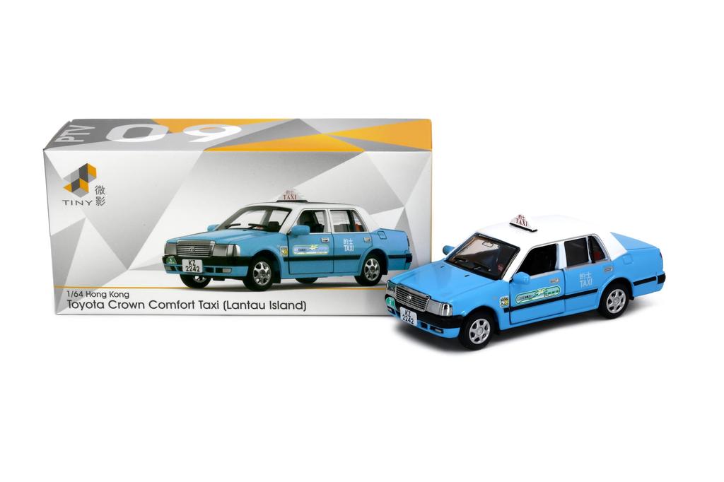 Tiny City Toyota Comfort Taxi Diecast Model Car 1/76 1/64 No.46 (Lantau) (KZ2242)