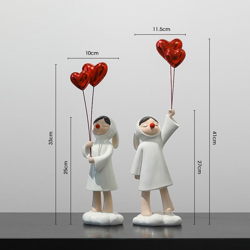 

Творческий воздушный шар Девушка Домашнее украшение Гостиная ТВ Шкаф Крыльцо Светильник Роскошное украшение Офисное украшение рабочего стола