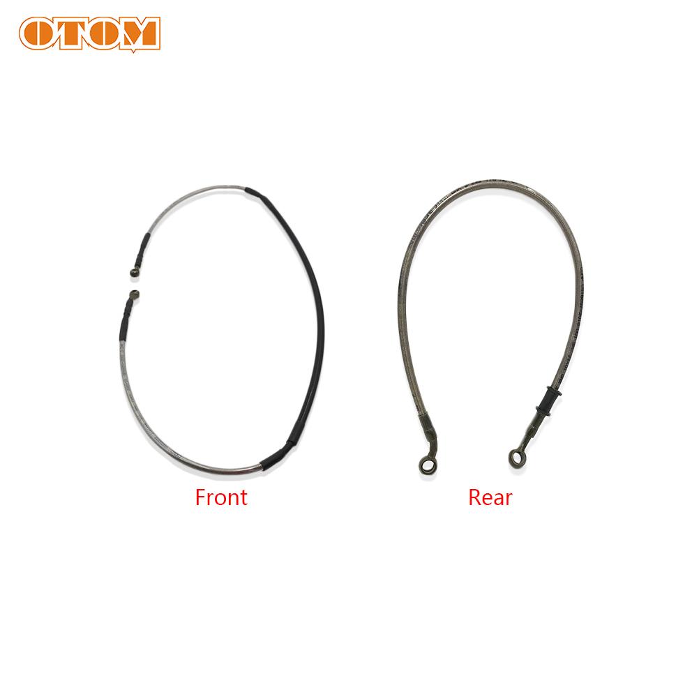 OTOM Motocycle Front And Rear Brake Oil Hose For HONDA CR125 CR250 CRF250RX CRF450R YAMAHA YZ YZF 125 250 450 Brake Tubing Cable