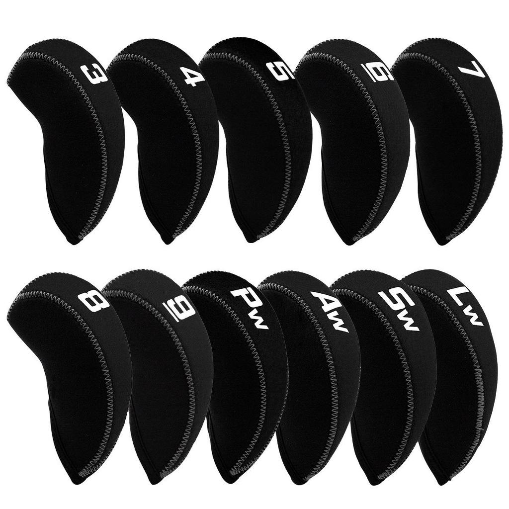11-Piece Diving Material Golf Iron Head Protective Covers