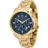 Successo Blue Gold Stainless Steel Men's Chronograph with Date R8873621021