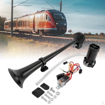 17.7 İnç Yüksek Sesle 150db 12V Havalı Korna Kiti Araçlar Van Tren Hoparlör Seti