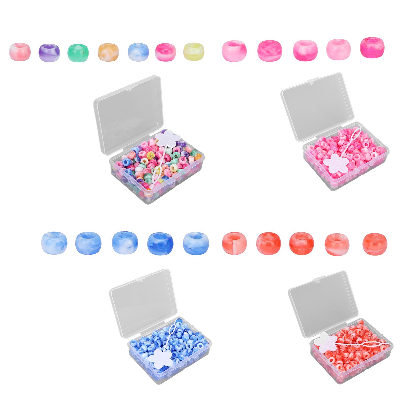 Набор бусин Pony для изготовления украшений в конфетных цветах — фото 10