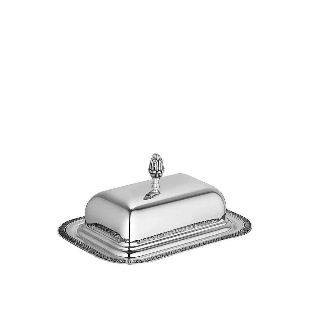 Stainless Steel Butter Dish with Lid, Luxury Butter Tray for Countertop, High-Quality Butter Container for Home Decor, Kitchen