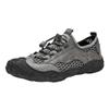 Men's Leather Sandals Summer New Pump Beach Shoes Breathable Casual Driving Shoes Soft Bottom Non-Slip Leather Sandals