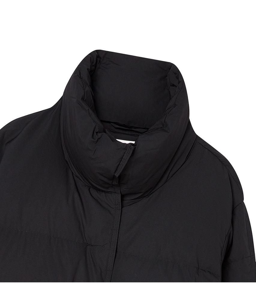 The Green Lab Down Jumper With Sleeve Snaps [Black]