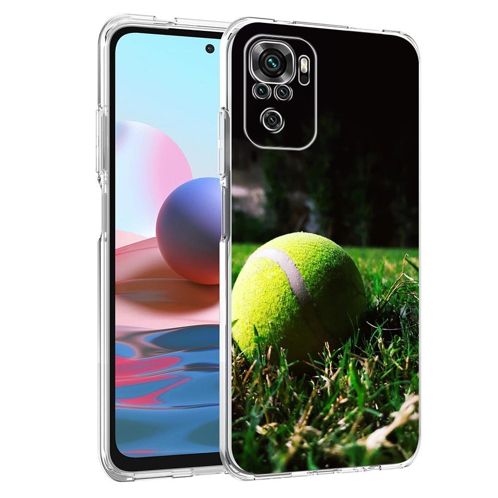 Tennis Ball Sport Phone Case For Xiaomi Redmi Note 13 12 5G 9S 9 8 10 11 Pro 4G 9T 13C 12C 10C 9C 9A 7 Clear Soft Silicone Cover