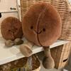 Creative Simulation Coffee Bean Doll Plush Toy Brown Coffee Bean Doll Children Accompany Comfort Puppet Doll