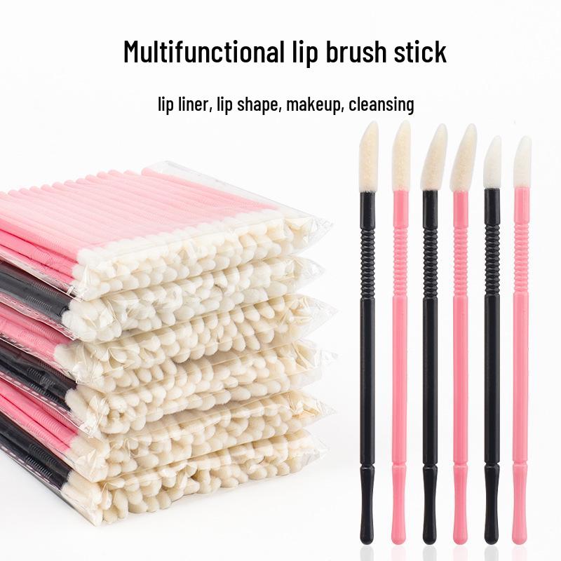 50-Pack Disposable Spiral Lip and Eyelash Brushes