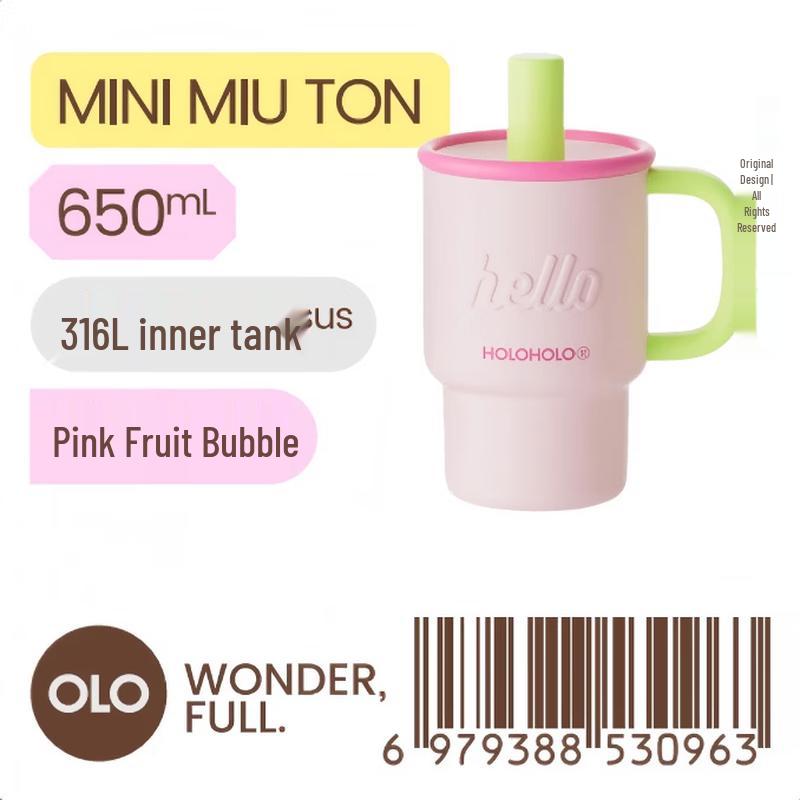 HOLOHOLO Mini Milk Barrel Stainless Steel Tumbler