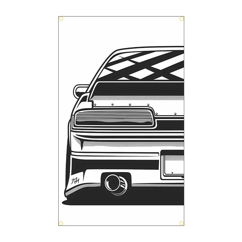 JDM Racing Cars Polyester Wall Plaque Auto Decor Gift