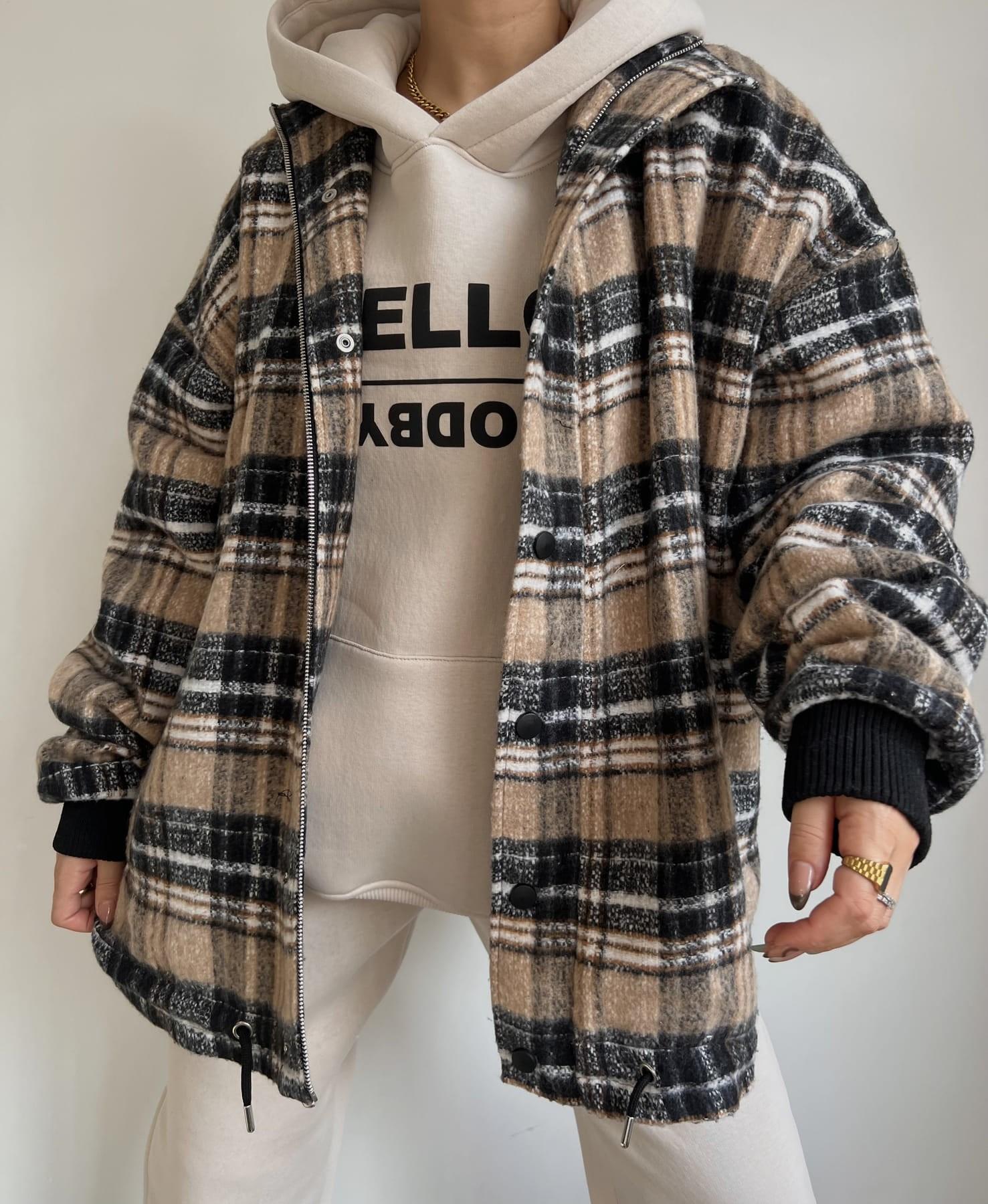 

Норковая куртка на молнии Mai Snoopy Lumberjack