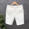Men's Summer Plus Size Thin Casual Business Shorts Slim Straight Shorts