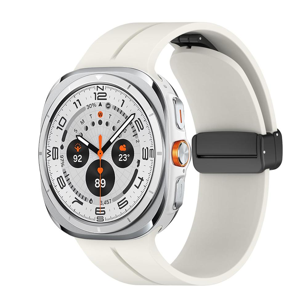 Magnetic Band for Samsung Galaxy Watch Ultra 2 Strap 47mm Sport Silicone Bracelet Correa Galaxy Watch 9 8 8 Classic 40mm 44mm