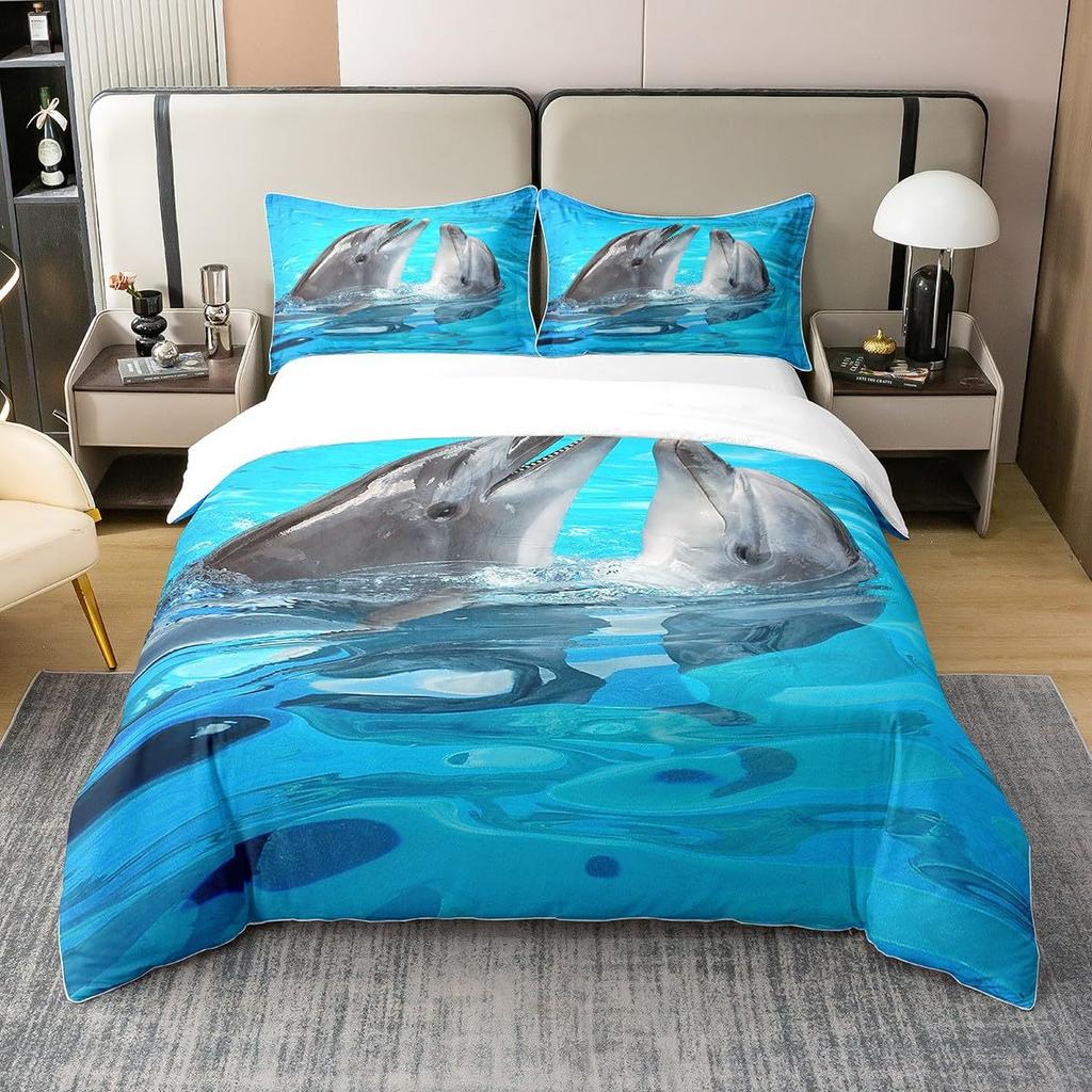 Hippie Flower Three-Piece Quilt Cover 3D Digital Printing Bedding Set Bed Cover