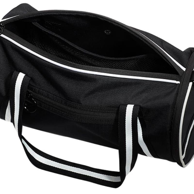 Nike Heritage Polyester Portable One Shoulder Crossbody Gym Bags Large Size Unisex Black Casual 10L DR6261-010