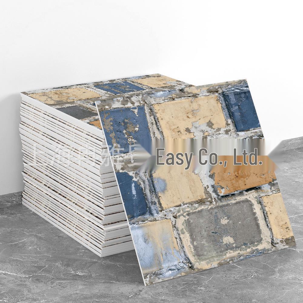 Fliesenimitat 3D Wandaufkleber: Selbstklebende Aluminium-Kunststoff-Paneele für Badezimmer- und Küchenrenovierung.