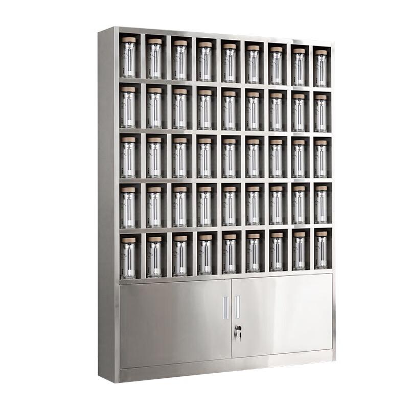 WEZHO 60-Compartment Stainless Steel Storage Cabinet