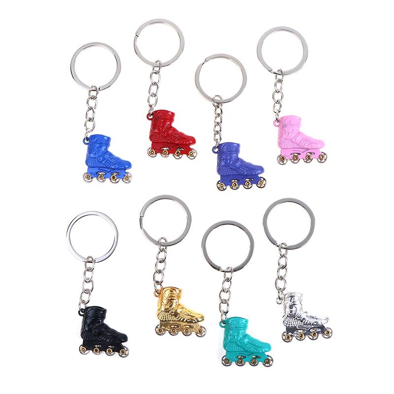 1Pc Creative Fashion Skating Boots Roller Skates Keychains Jewelry Pendant Gifts