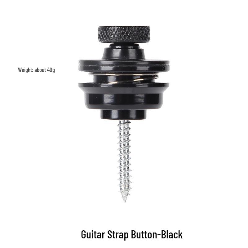 Selbstsichernder Rutschfester Metallgitarrengurt-Knopfstift