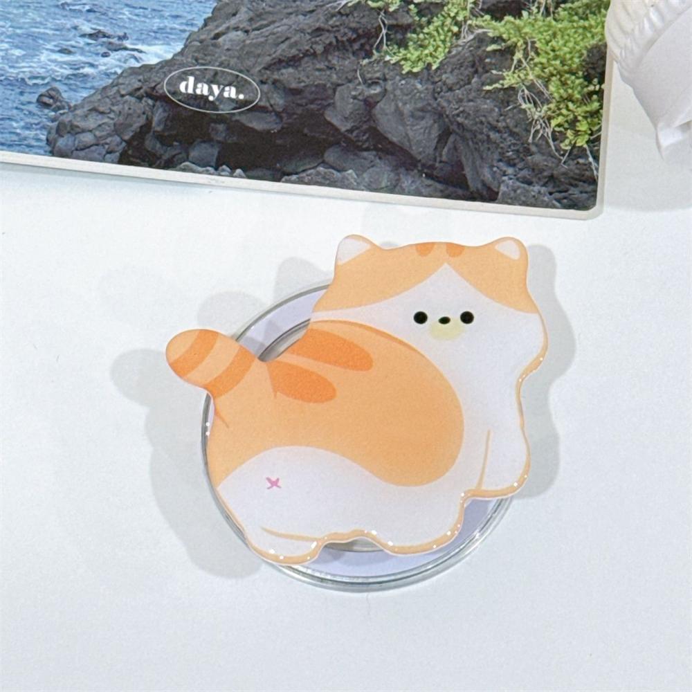 

Korean Cute Cat Cartoon Magnetic Holder Griptok Grip Tok Phone Stand Holder Support For iPhone For Pad Magsafe Smart Tok