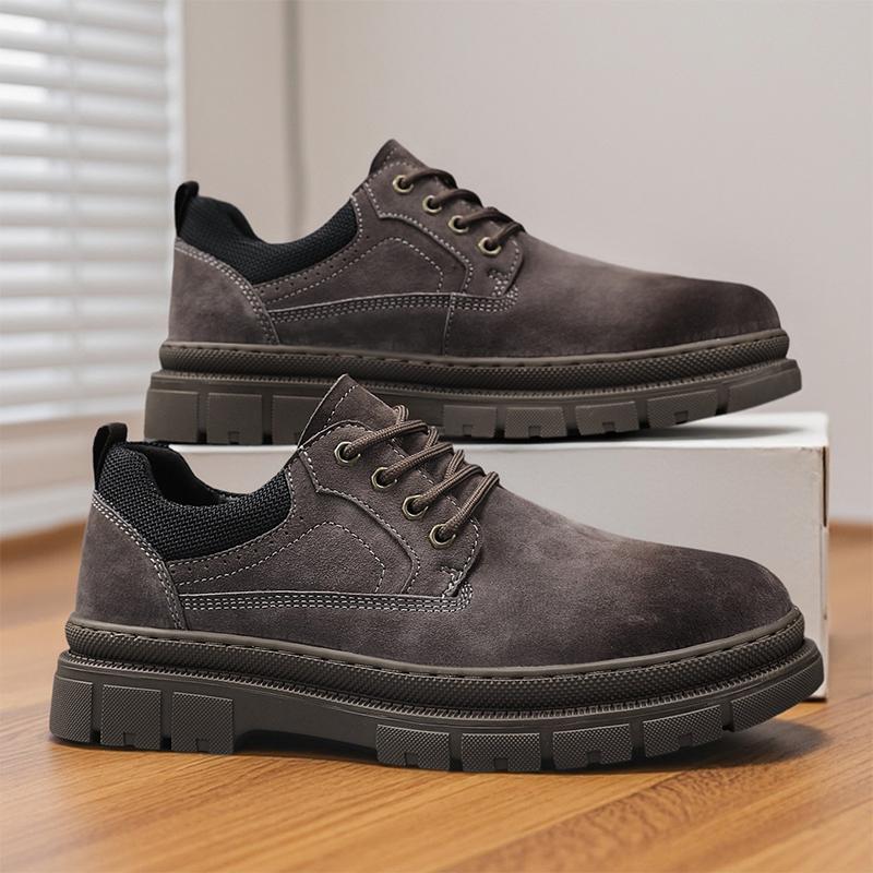 

Новая Ретро Универсальная Мужская Повседневная Обувь Прочная и Удобная Обувь на Плоской Подошве на Шнуровке Амортизирующая Осенняя Обувь для Ходьбы 45 верблюд