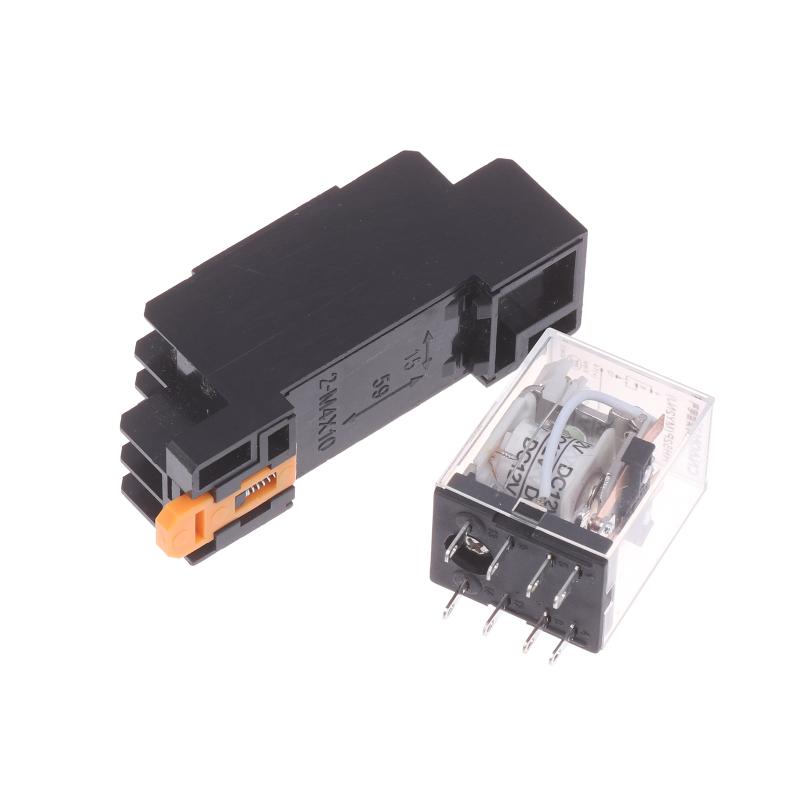 Miniature Coil Generalel Ectromagnetic Intermediate Relay Switch With Base Hh52P Led 12V Dc/220V Ac