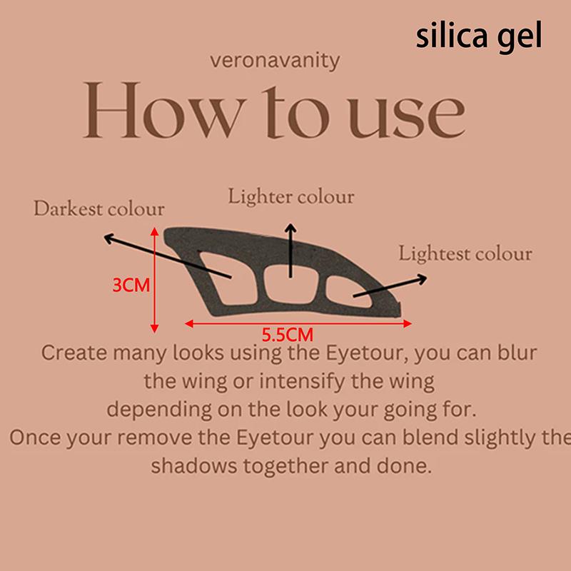 

Инструмент для теней для век Eyetour Помощник для теней для век Инструмент для макияжа глаз Трафареты для теней для век для глаз Eyetour Твоя лучшая подруга для гламура Темплейт для подводки для глаз