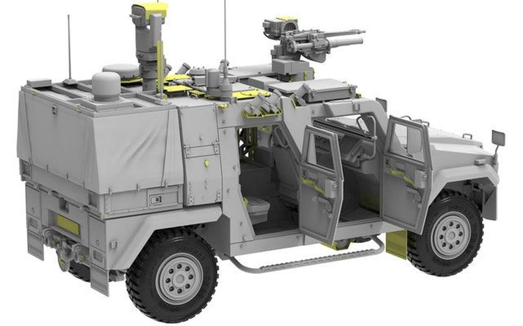 Das Werk 1/35 Scale German Eagle 4 EKT/FuPers Light Armored Transport Vehicle, 2013, 2-in-1 Plastic Model Kit USCDW35039