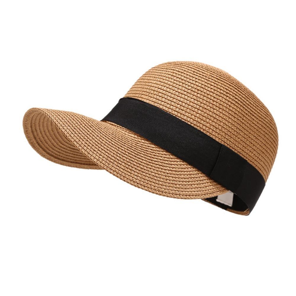 

Woven Straw Baseball Cap Sunscreen Sun Caps Fashion Straw Hats Beach хакі