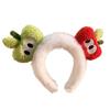 Fashionable Fruit Headwear Lightweight Plush Fabric Hair Band Props For Outdoor Activity And Daily Styling Tool