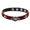 Retro Love Necklace Red Leopard Print Neck Strap Clavicle Chain Pendant Necklace