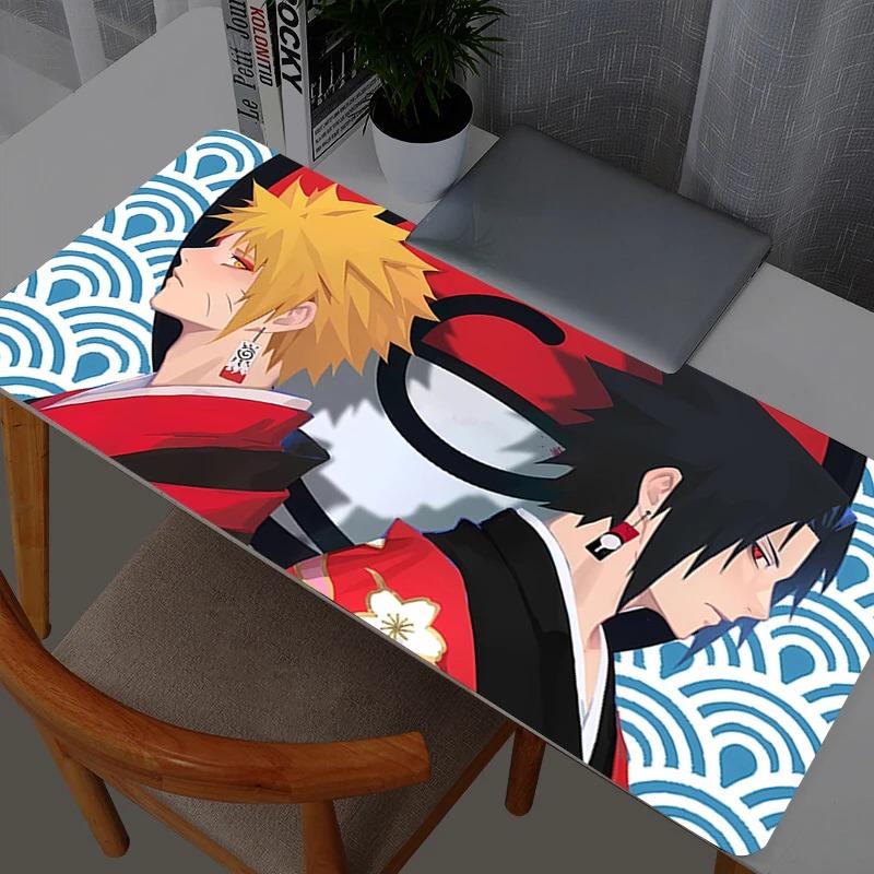 Mouse Pad Gaming Accessories Naruto Sasuke Gabinete Gamer PC Mouse Pads Computer Desk Mat Large XXL Keyboard Tablet Mousepad