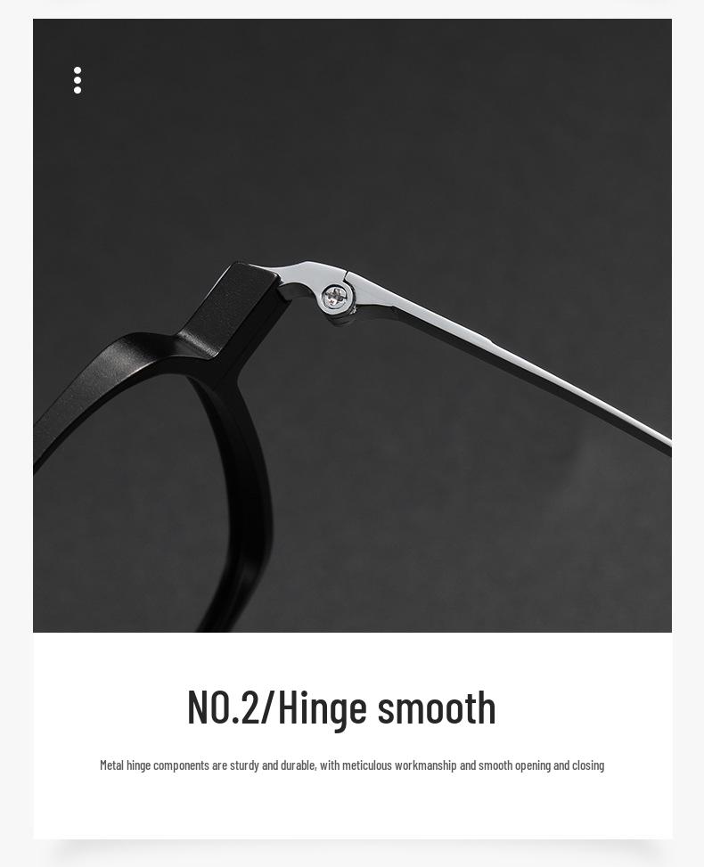 2025 Ultralight Men's Business Glasses: Anti-Blue Light, Fashionable Aluminum-Magnesium-Titanium Frame, Compatible with Prescription or Plano Lenses.