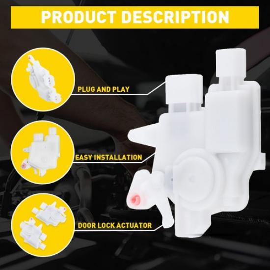 Driver Left Power Door Lock Actuator for Honda Accord Ridgeline Acura TL TSX EOA