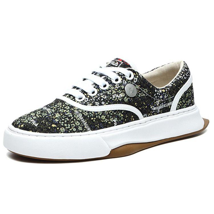 FILA Fusion Comfortable Casual Shock Absorbing Durable Low-Top Sneakers Women sneakers Floral-Green F12W134347FGN