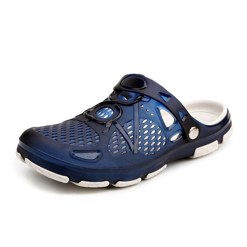 Tongs de Plage Antidérapantes d'Été en Gel pour Hommes: Chaussures Décontractées Respirantes Style Coréen