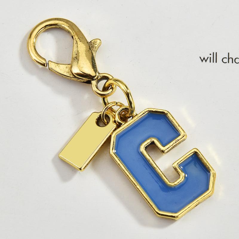 Exquisite Heart Letter Keychain For Women Bag Pendant Car Keyring Creative  Backpack Charm Decoration Accessories Gifts