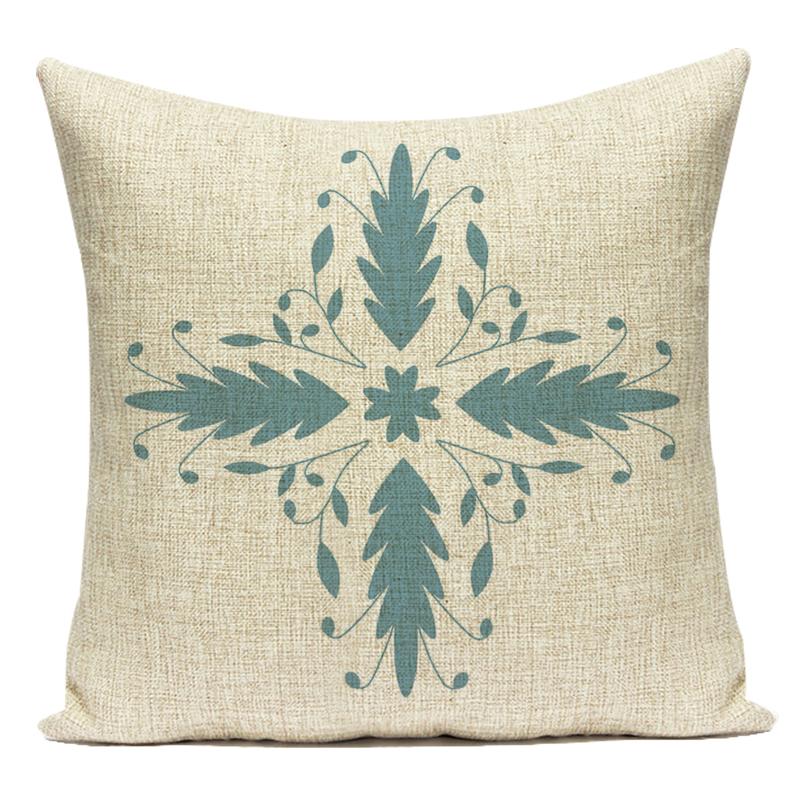 Geometry Animal Plants Cushion Cover Decorative Sofa Seat Home Office Decor Pillow Covers Bear Bird Pattern Throw Pillow Cases