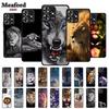 Black Case for ZTE Blade A73 A 73 4G 5G Silicone Soft TPU Back Cover Funda Cool Animal Fashion Coque for ZTE Axon 50 LITE Case