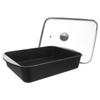Granite Roasting Pan with Rectangular Lid GRANDE 4.4 L, 35x22.5 Cm