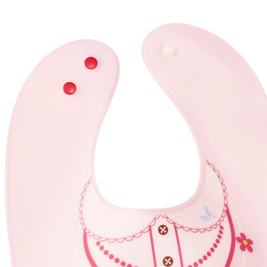 Lunch Meal Meal Made In Baby Shower Pink [Miki House] Bib, Bib, Apron, Bear, Rabbit, Japan, Boys, Girls, Babies, Kids, Gift, 10-7918-576,