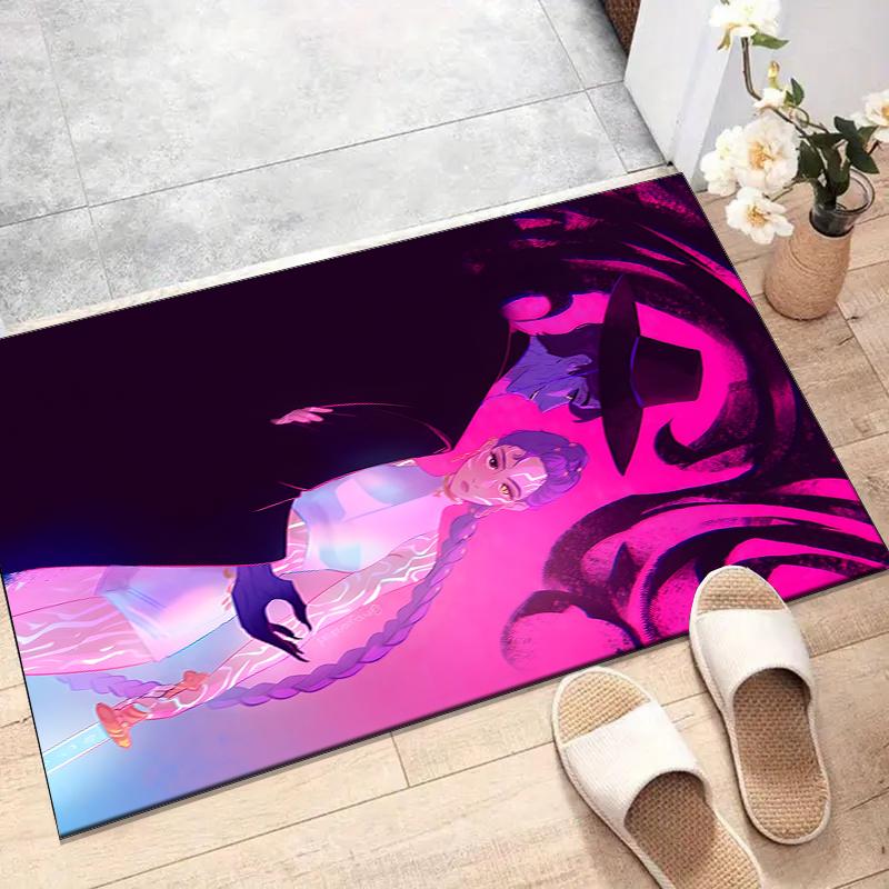 KPOP Hunter Polyester Carpet, Soft Indoor Mat for Office Chair, Living Room, Computer Desk - Decorative Home Office Rug Design